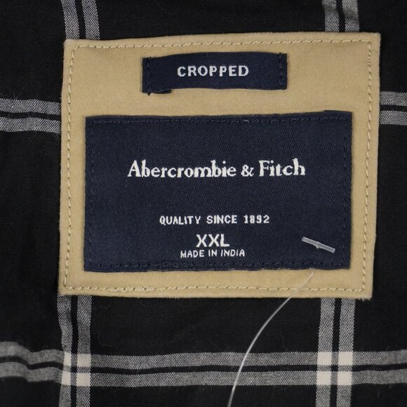 Abercrombie & Fitch Lightweight Barn Jacket in Light Brown Size XXL NWT - Picture 7 of 9